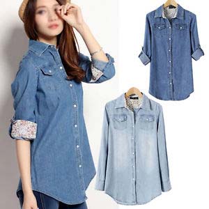 Ladies Denim Shirts