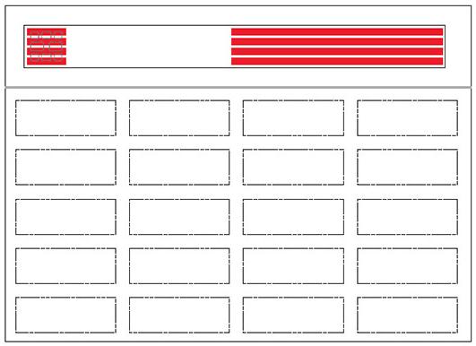 Laser Wristband Label Sheets