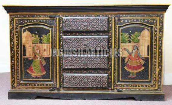 Rajasthan Hand Painted Sideboard