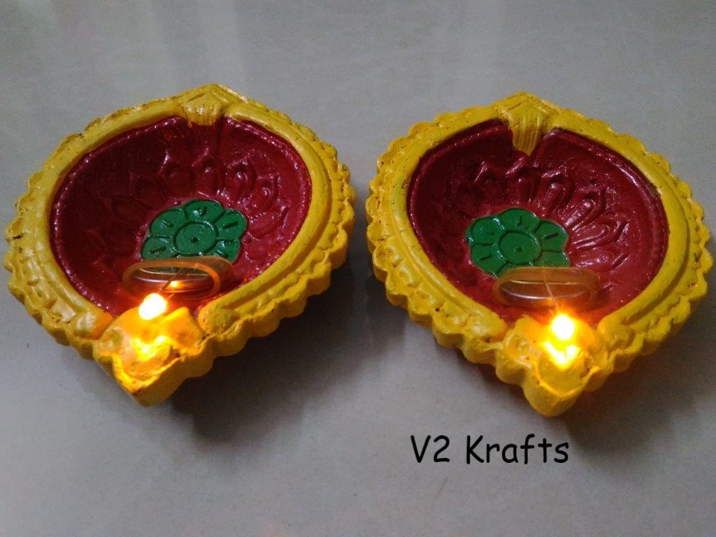 Designer Led Diya