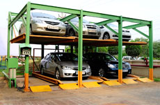 Puzzle Type or Semi-Automatic Car Parking System