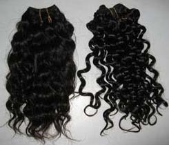 Artificial Curly Human Hair