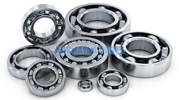 FAG Round Chrome Steel Industrial Bearings, Color : Grey, Grey-silver, Silver