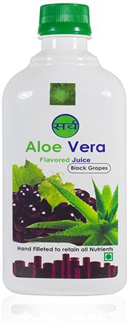 Aloe Vera Black Grapes Juice