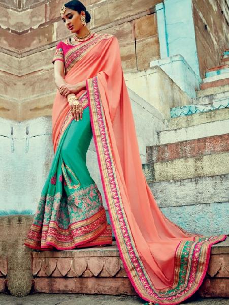 Designer Georgette saree