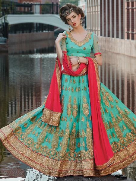 Heavy Embroidered Designer Lehenga