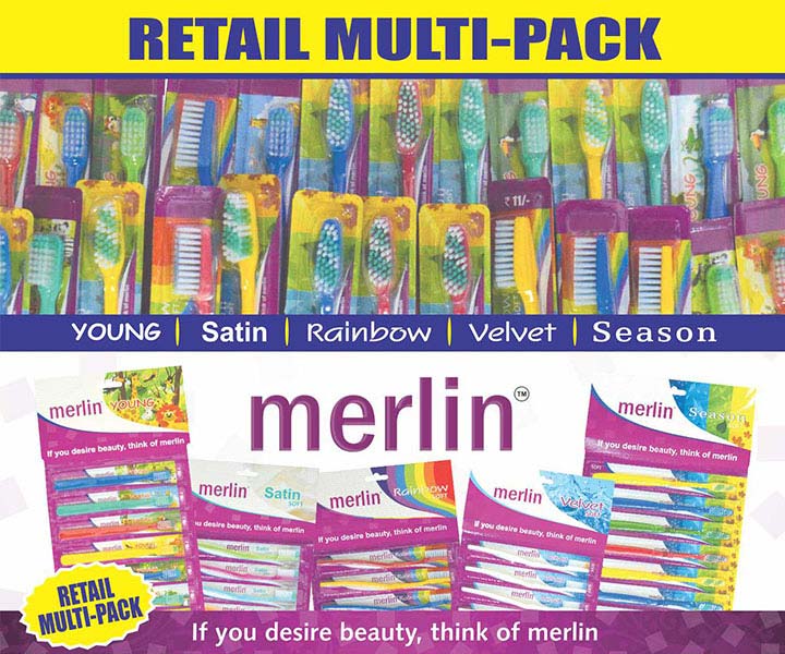 Merlin Multi Pack Toothbrushes