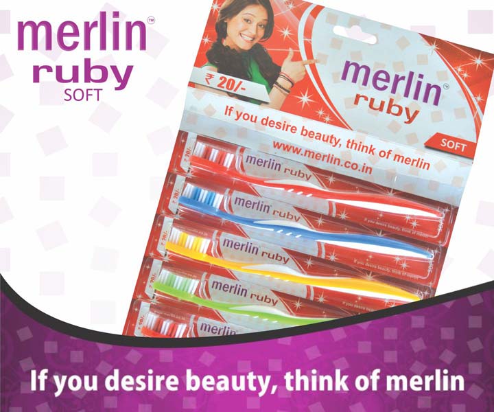 Merlin Ruby Soft Toothbrushes