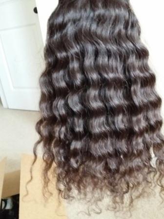 Loose Curly Virgin Human Hair Extensions