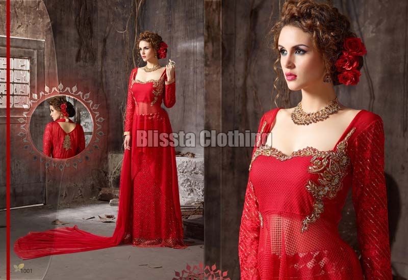 Buy Red Wedding Dress Online In India  Etsy India