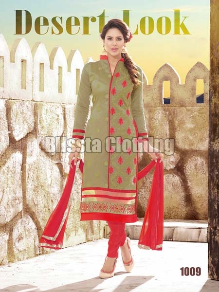Blissta Women Ethnic Dress Material
