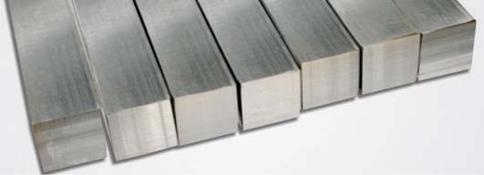 Rectangular Polished Bright Steel Square Bars, for Industrial, Length : 1-1000mm