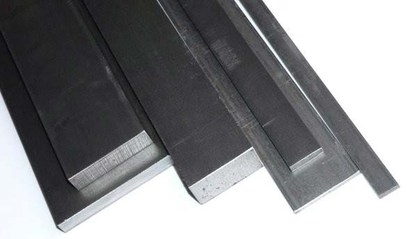 Polished Mild Steel MS Bright Flats, for Industrial, Length : 1-1000mm