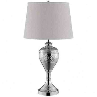 Silver Table Lamp