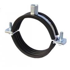 Rubber pipe clamps