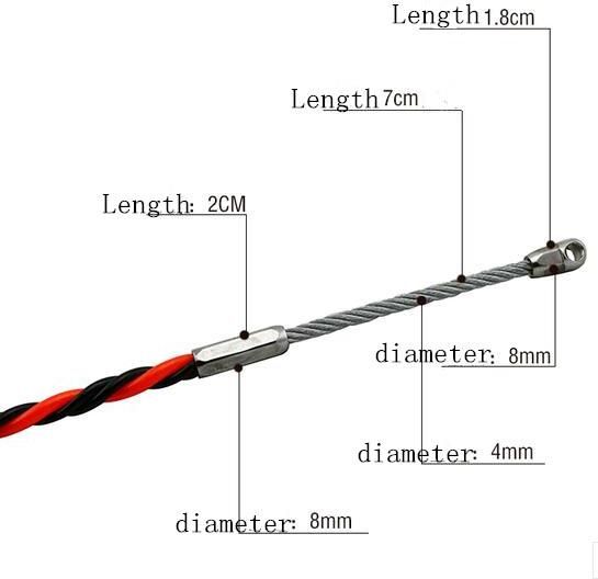 Fish Type W0850 With 7cm Wire-rope