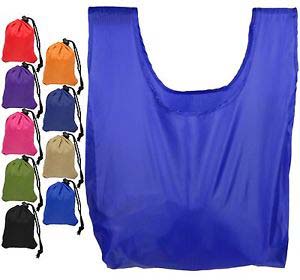 Plain Nylon Shopping Bag, Color : Multicolor