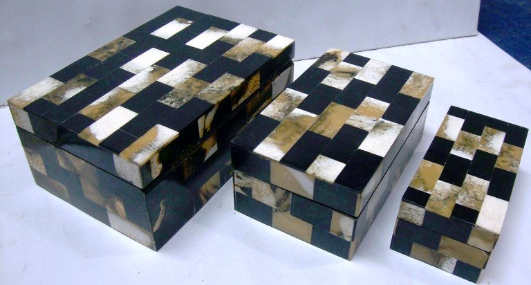 Artistic resin chemcial crafted box