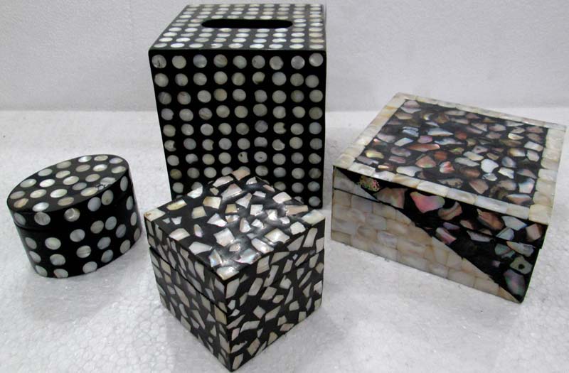 natural mother of pearl boxes collections