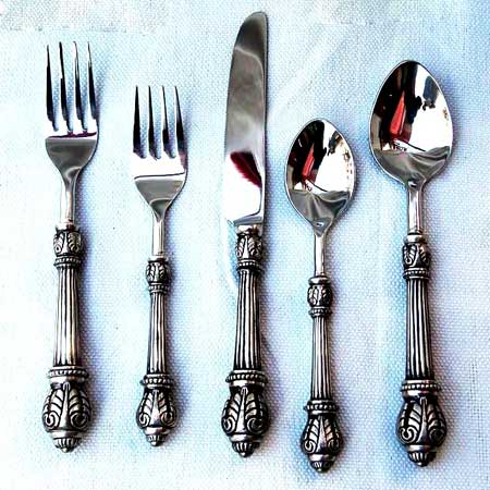Brass Steel Cutlery Set