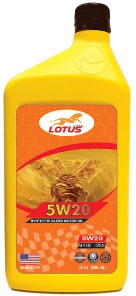 5W20 Synthetic Blend Motor Oil