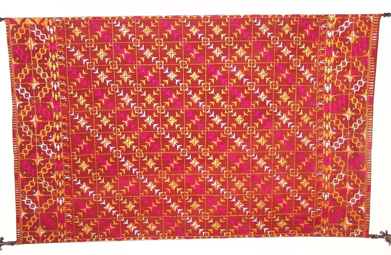 Phulkari Embroidered Fabric