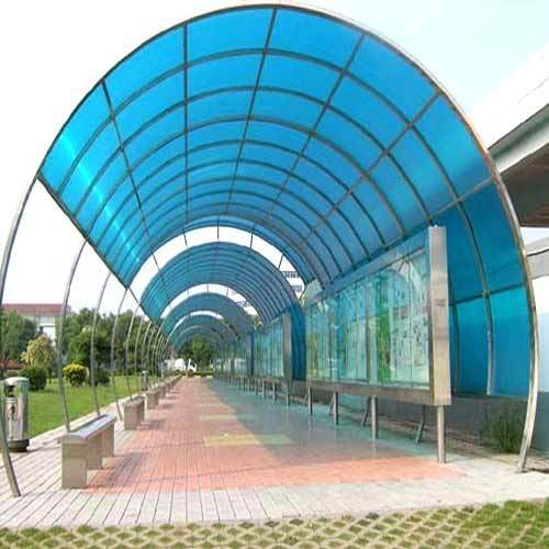 Polycarbonate Shed, for Residential Commercial, Color : Blue