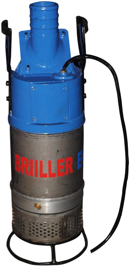 2.2Bar Briiller Submersible Dewatering Pumps, for cement plants, Power : 5.5KW/7.5HP