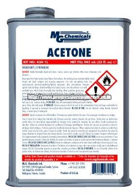 Acetone Thinner (434), Purity : 99.9%