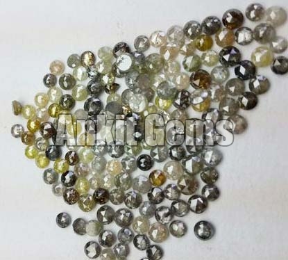 Polished Transparent Rose Cut Diamonds, for Jewellery Use, Size : 10-20mm