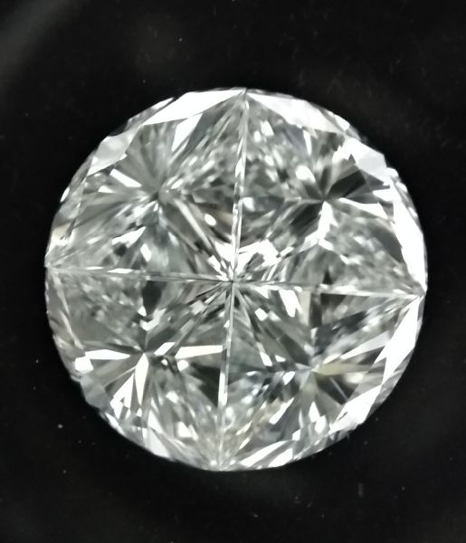 4 Pcs Round Pie Cut Diamonds, Purity : >90%