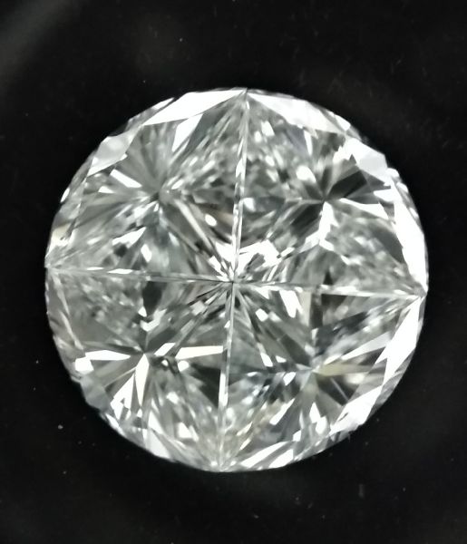 4 Pcs Round Pie Cut Diamonds