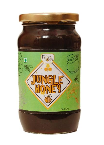 Royal Bee Jungle Honey 500 gm, Packaging Type : glass bottle