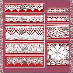 Hokoba laces Embroidery Fabric, for cloths, Pattern : designing