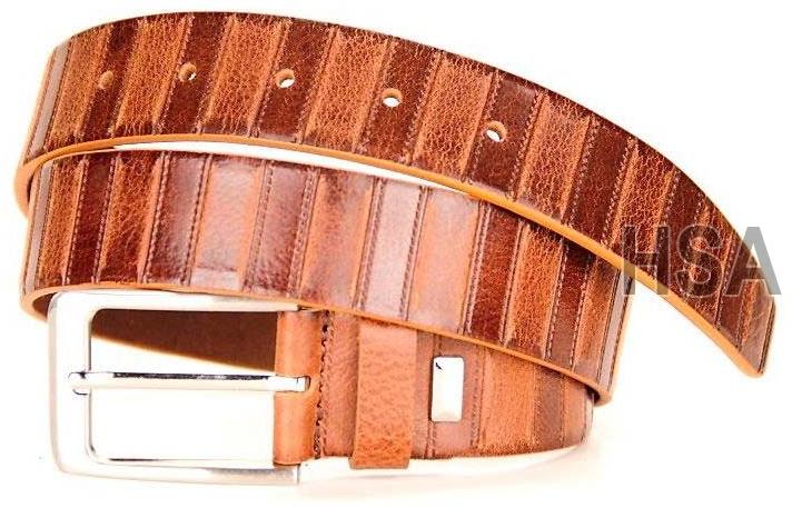 Mens Leather Belt (G58909TAN)