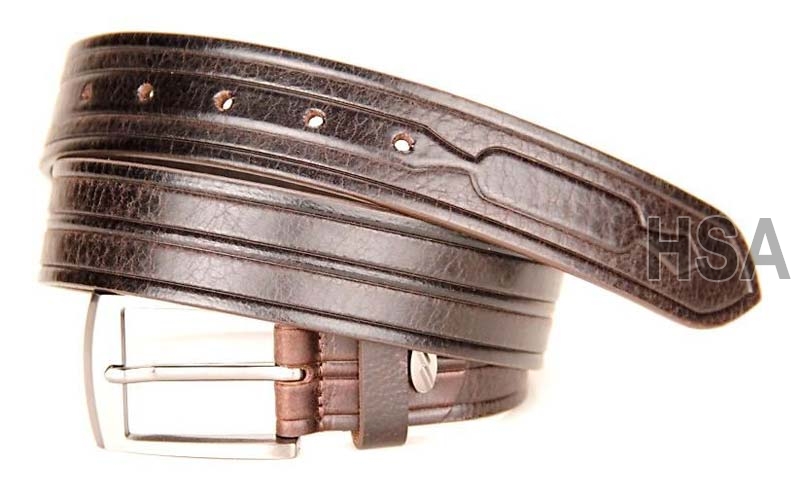 Mens Leather Belt (G58951BRN)