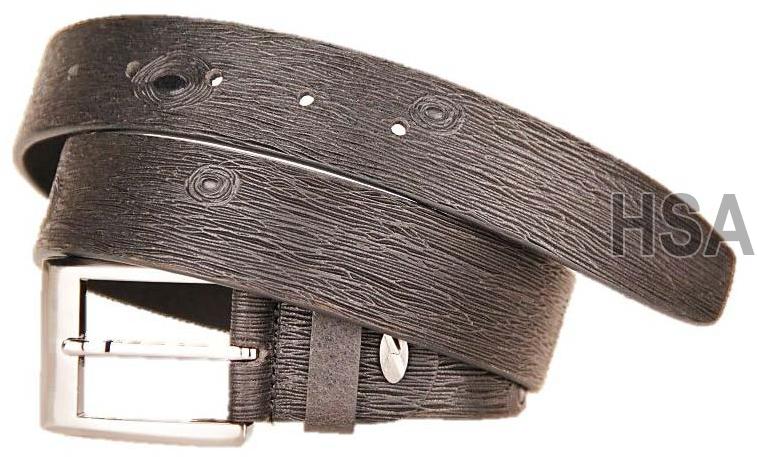 Mens Leather Belt (G58956BLK)