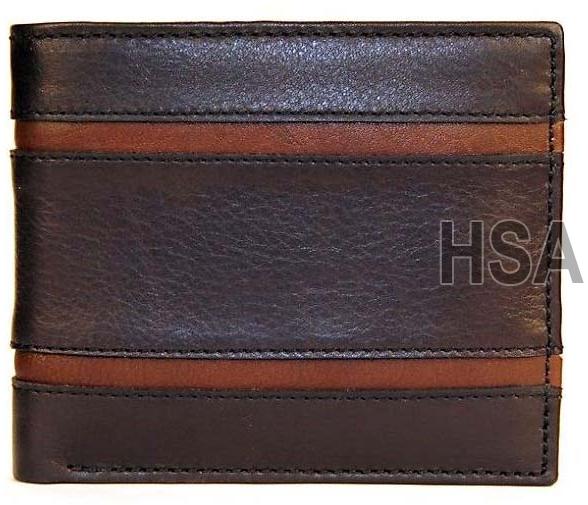 Mens Leather Wallet (F65915BLK)