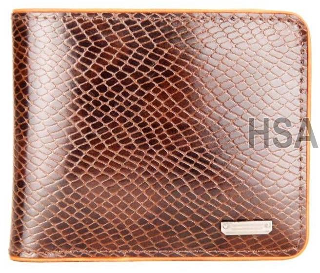 Mens Leather Wallet (F65930BRN)