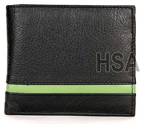 Mens Leather Wallet (F86801GRN)