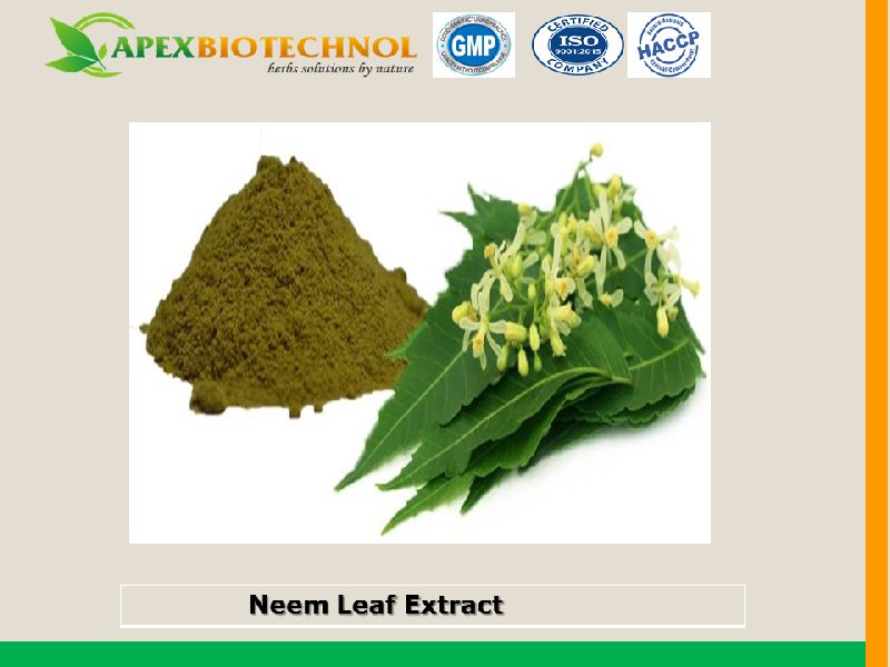 Neem Leaf Extract, Packaging Type 25 kg, Form Powder at Rs 400
