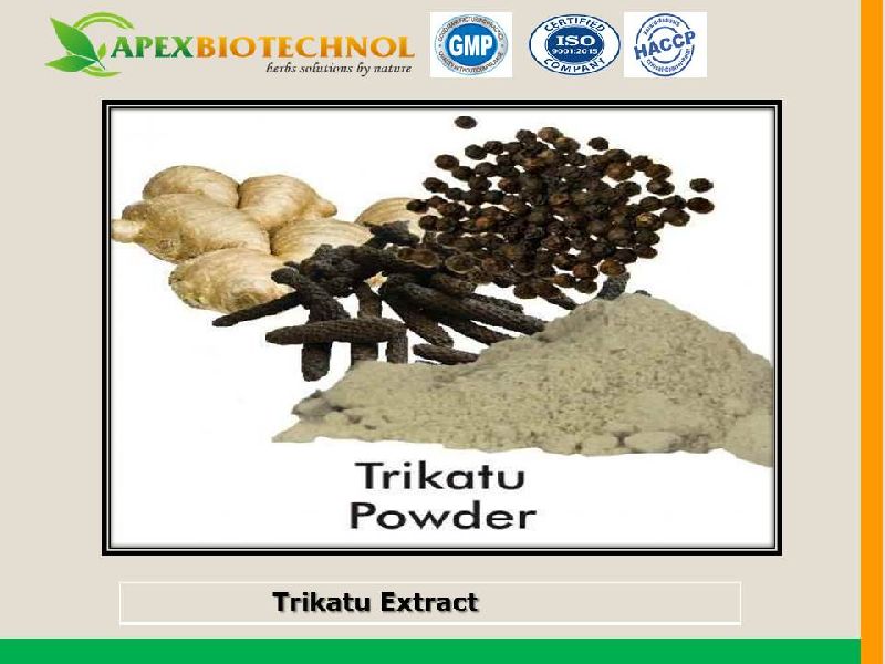 Apex Biotechnol Trikatu Extract, Grade : food Grade