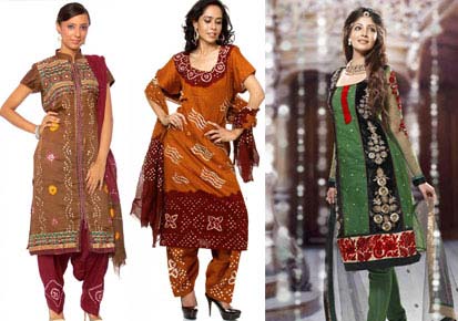 Bandhani Salwar Suits