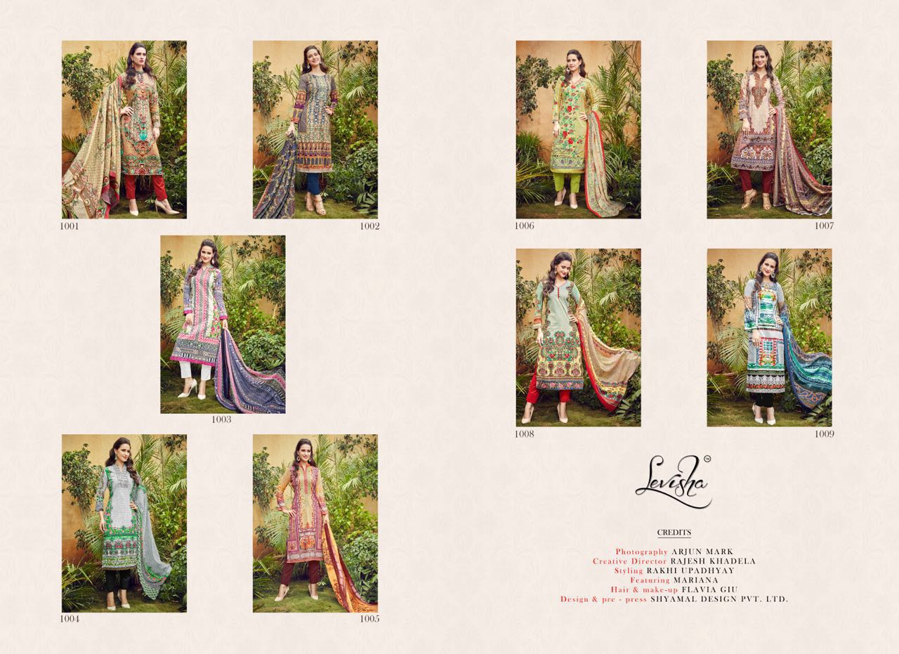Fabdazz New Fancy Designer Lawn Cotton Nafeesa Vol-2 Dress Material