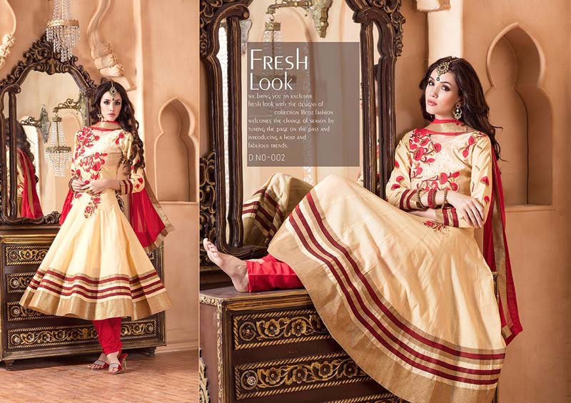 Partywear Glossy Readymade Anarkali Salwar Kameez