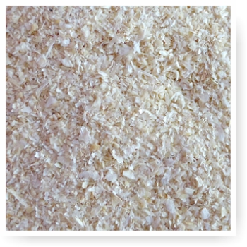 Dehydrated white onion granules