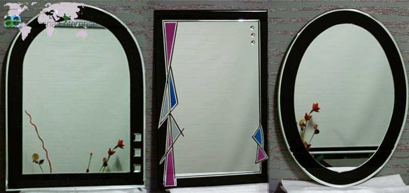 Glass bathroom mirror, Size : 18*24 cm