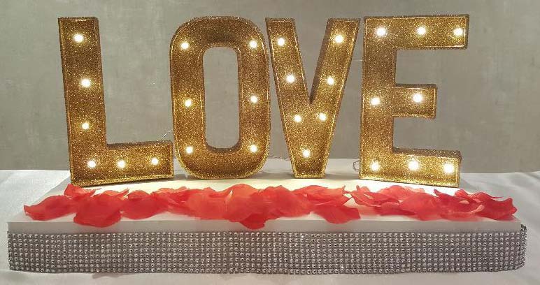 Fairy Light Marquee Letters