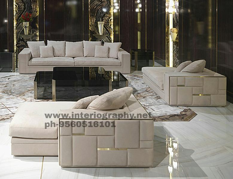 High Life White Sofa Set