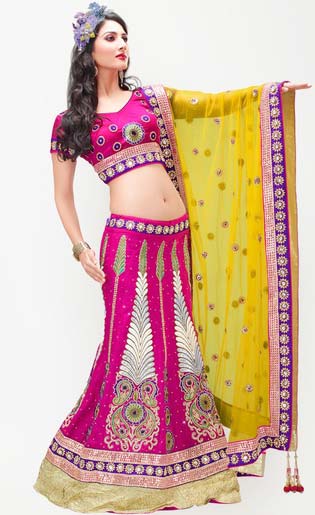 Stripes Cotton lehenga choli, Size : M, XL